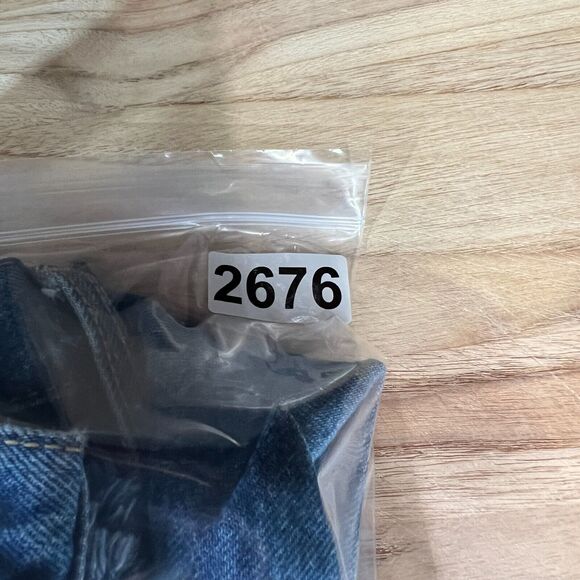 Levis Jeans Womens 25 White Oak Cone Denim Selvedge‎ Ridgid Classic Distressed - Picture 10 of 10